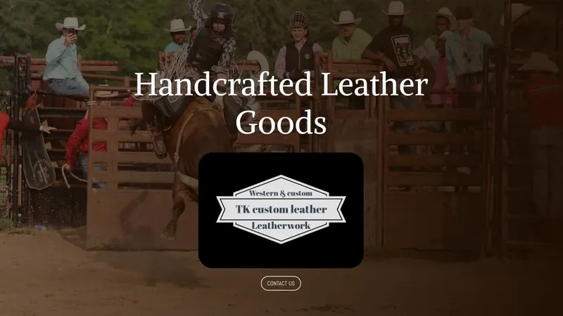 Screenshot of TK Custom Leather Works