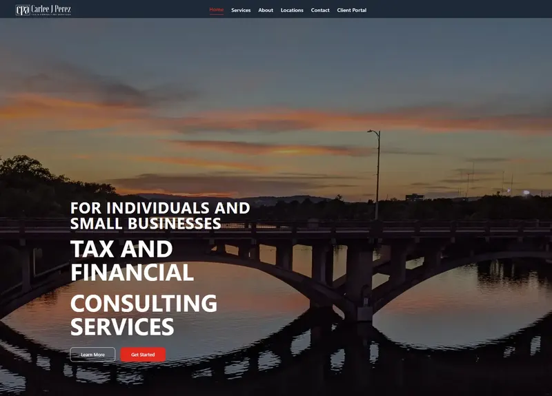 Screenshot of TX CPA Consulting