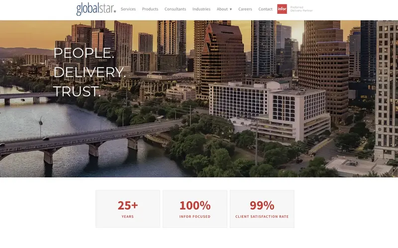 Screenshot of Globalstar Consulting