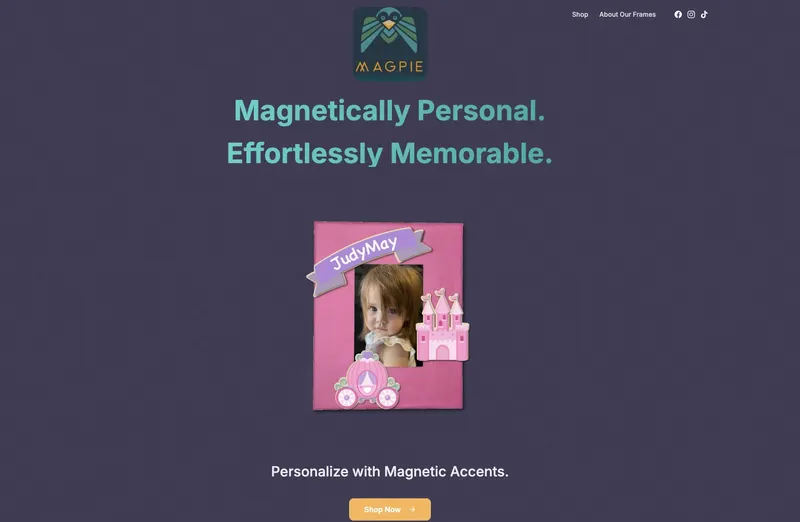 Screenshot of Magpie Memories