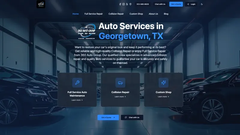Screenshot of 360 Auto Group LLC